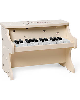 Konges Slojd Toy Wooden Piano - Cherry - 100% Wood Fiber from Sustainable Source Musical Instruments
