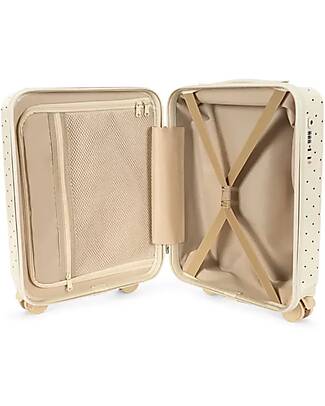 Konges Slojd Travel Suitcase - Cherries - Navy Dot - Perfect for Trips and Weekends! Travel Bags