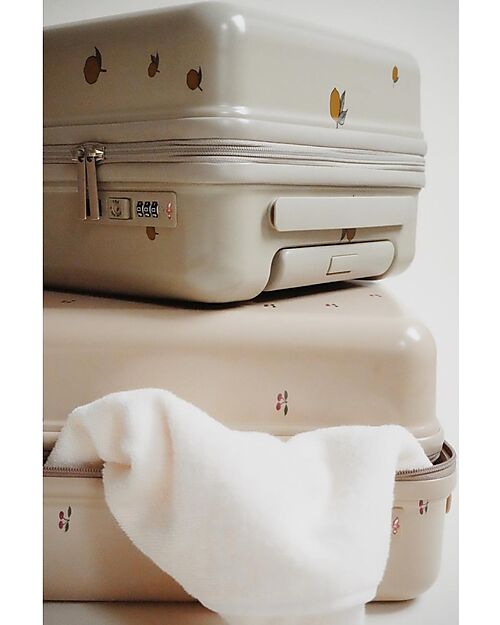 Konges Slojd Travel Suitcase - Lemon Cream - 45x30x21cm Travel Bags