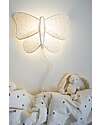 Konges Slojd Wall Fabric Lamp - Butterfly - 100% Cotton - Light up the Room with Magic! Wall Lamps