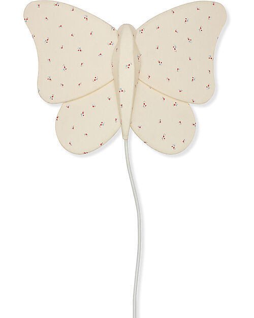 Konges Slojd Wall Fabric Lamp - Butterfly - 100% Cotton - Light up the Room with Magic! Wall Lamps