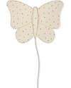Konges Slojd Wall Fabric Lamp - Butterfly - 100% Cotton - Light up the Room with Magic! Wall Lamps