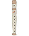 Konges Slojd Wooden Music Set - Tambourine Flute and Drum Rattle - FSC Wood Musical Instruments