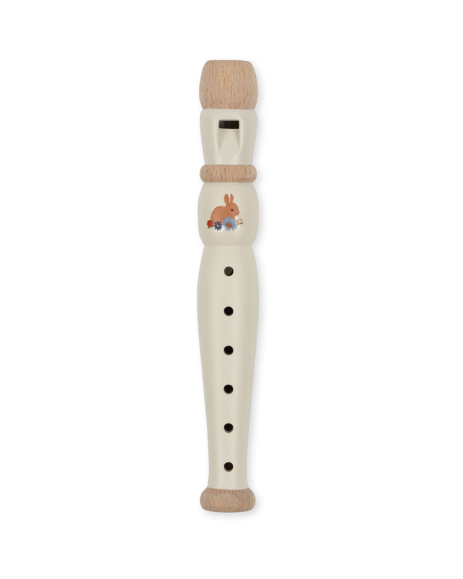 Konges Slojd Wooden Music Set - Tambourine Flute and Drum Rattle