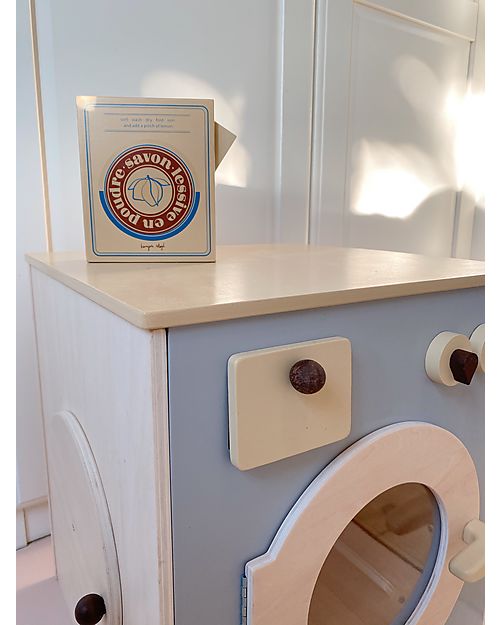 Konges Slojd Wooden Washing Machine - Stimulates Fantasy and Creativity Toy Kitchens