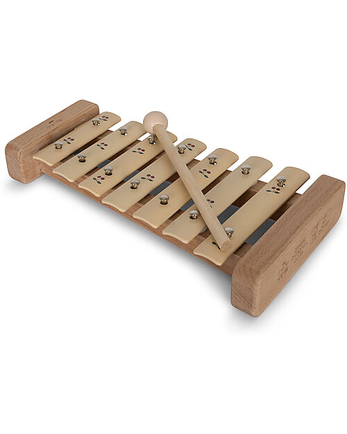 Konges Slojd Xylophone - Lemon Cherry - 100% FSC Beech Wood Musical Instruments
