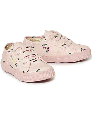 Konges Sløjd Superga Sneakers - Cherry - with Laces Shoes