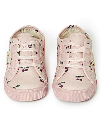 Konges Sløjd Superga Sneakers - Cherry - with Laces Shoes