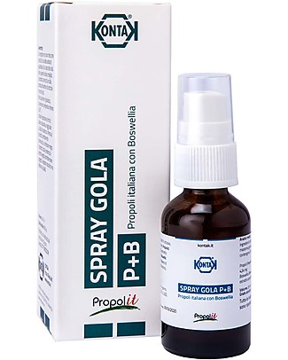 Kontak Adults Throat Spray with Propolis and Boswellia, 20 ml - For irritated throat Natural Remedies