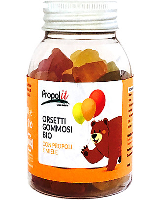 Kontak Organic Gummy Bears, 80 gr - Organic Propolis and Honey Natural Remedies