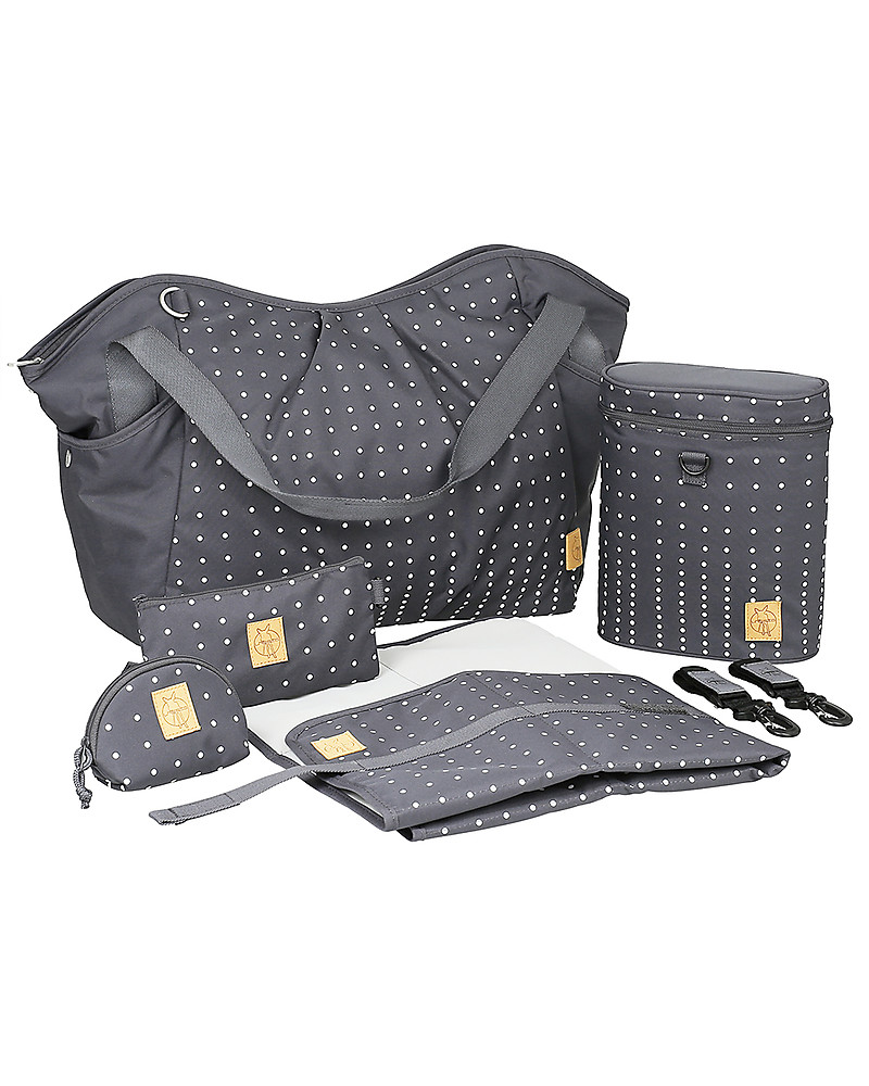 LASSIG Messenger Baby Changing Bag Multiple Pockets with Accesorries