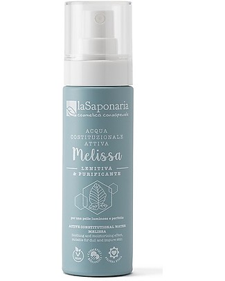 La Saponaria Active Soothing Water Melissa, 50 ml - For Impure Skin! Detergents