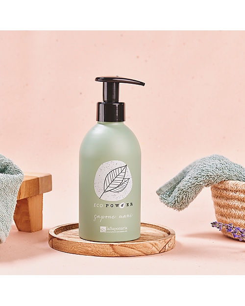 La Saponaria Aluminum Dispenser for EcoPowder Hand Soap - Say Goodbye to Plastic! Shampoos And Bath Wash