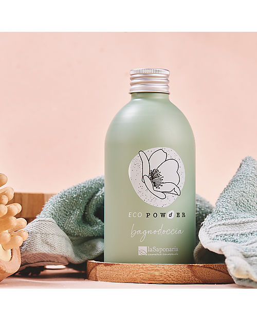 La Saponaria Aluminum Dispenser for EcoPowder Shower Gel - Say Goodbye to Plastic! Shampoos And Bath Wash