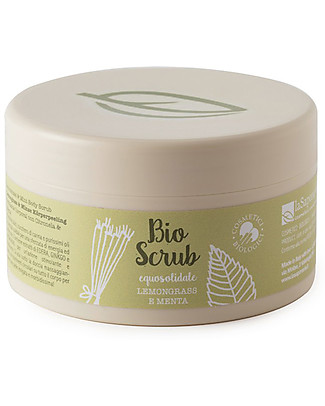La Saponaria Bio Scrub Lemongrass and Mint, 250 gr - Cleans deeply and leaves your skin silky soft! Shampoos And Bath Wash
