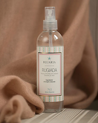 La Saponaria Bluaria Scented Water for Rooms and Fabrics "Rugiada", Watermelon and Lotus Flower - 250 ml Home Cleaning