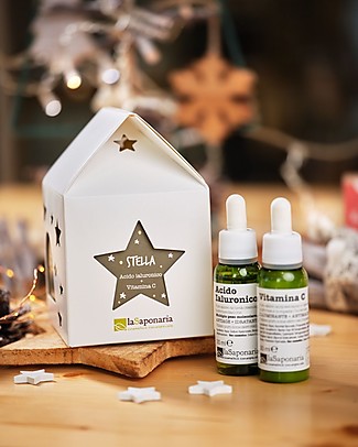 La Saponaria Casetta Lanterna Stella - Hyaluronic Acid + Vitamin C - Let your face shine! Face