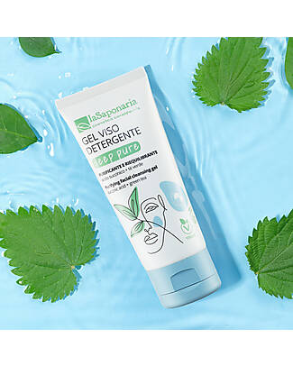 La Saponaria Cleansing Facial Gel - Deep Pure - 100 ml - Purifying and Rebalancing Face Creams