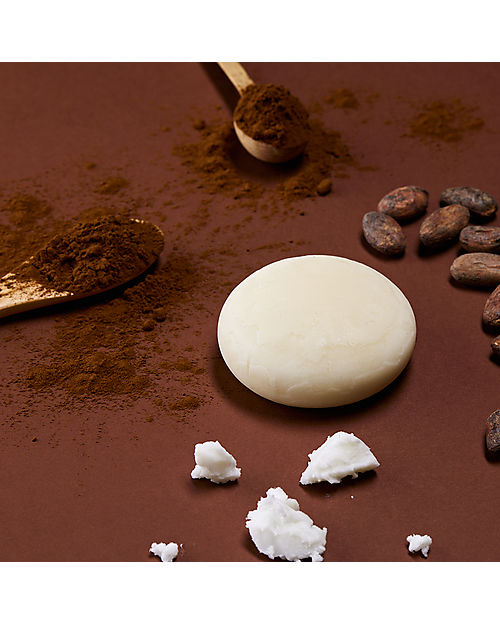La Saponaria Coccola Solid Cream - Shea and Cocoa - 80 ml - Nourishing Body Lotions And Oils