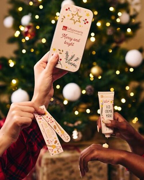 La Saponaria Cuddle Sweets Box - Vanilla and Cocoa Hand Cream + Nail File Body Lotions And Oils