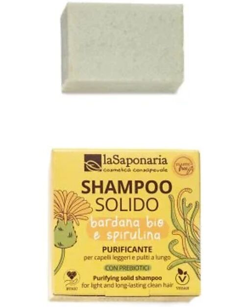 La Saponaria Detox Solid Shampoo, 50 gr Hair Care