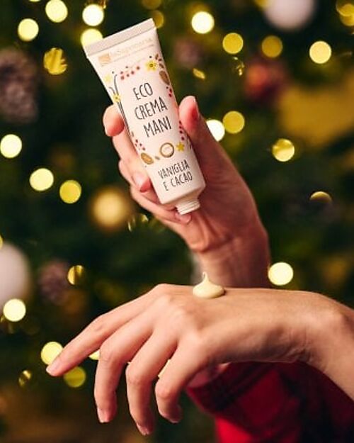 La Saponaria Eco Hand Cream - Vanilla and Cocoa - 40 ml Body Lotions And Oils