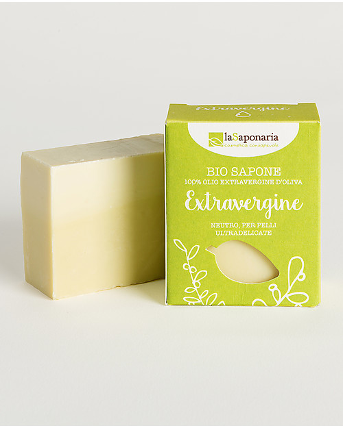 La Saponaria Extra-virgin Olive Oil Soap, 100 gr - For sensitive skin Shampoos And Bath Wash