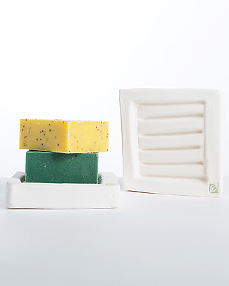 La Saponaria Extra-virgin Olive Oil Soap, Poppy and Cypress, 100 gr - Revitalising, scrub effect Shampoos And Bath Wash