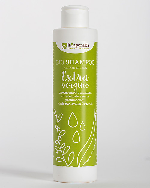 La Saponaria Extra-virgin Shampoo, Neutral, 200 ml - Fragrance-free, for sensitive skin Hair Care