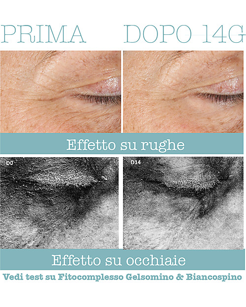 La Saponaria Eye Contour Cream 3in1 - 15 ml - for Wrinkles + Dark Circles + Eye Bags Face Creams