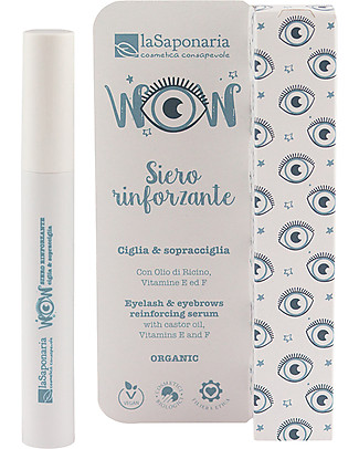 La Saponaria Eyelash and Eyebrow Reinforcing Serum - 10 ml - Included Brush Face