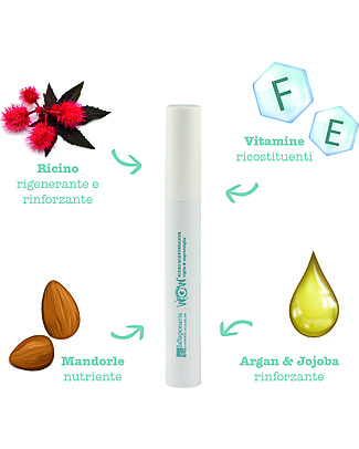 La Saponaria Eyelash and Eyebrow Reinforcing Serum - 10 ml - Included Brush Face
