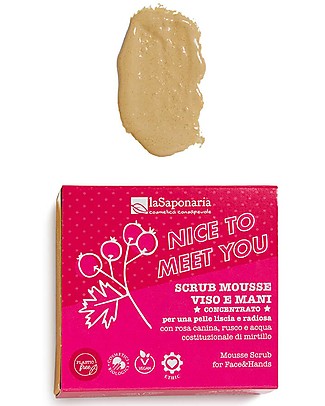 La Saponaria Face and Hand Scrub Mousse - Nice to Meet You Face Creams