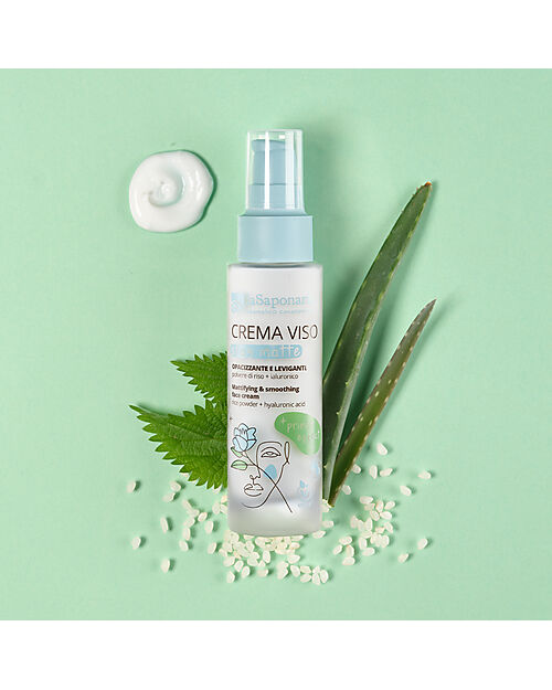 La Saponaria Face Cream - Stay Matte - 50 ml - Mattifying and Smoothing Primer Effect Face Creams