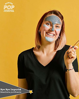 La Saponaria Face Mask Purifying Effect - with Prebiotic Azelaic Acid of Chicory and Charcoal Face