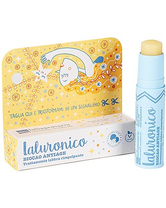 La Saponaria "Futuro Luminoso" Set: Hyaluronic Lip Balm + Bookmark Face