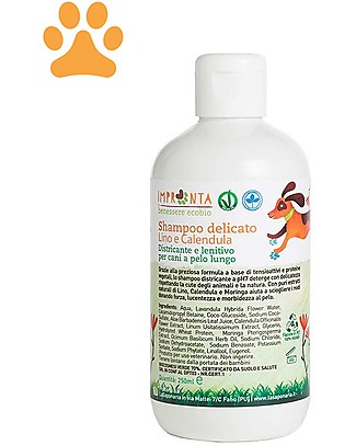 La Saponaria Gentle Shampoo, Linen and Calendula, for Long-Haired Dogs - 250 ml Pet Grooming