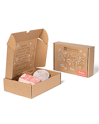 La Saponaria Gift Idea - Rose and Shea Butter Hand Cream and Soap Body Lotions And Oils