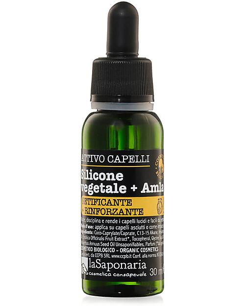 La Saponaria Hair Oil - Vegetable Silicone + Amla - Silky and Strengthening Hair Care