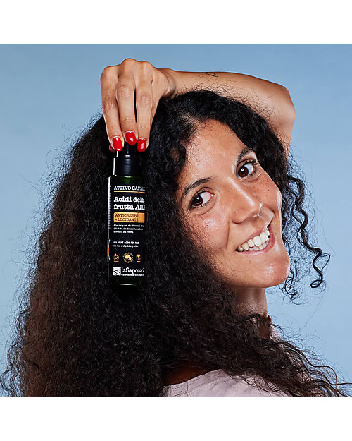 La Saponaria Hair Spray - AHA Fruit Acids - Anti-frizz and Shine Hair Care