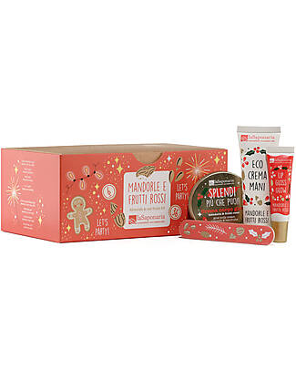 La Saponaria Holiday Set - with Lip Gloss + Glow Body Cream + Hand Cream + Arctic Fox Nail File Body Lotions And Oils