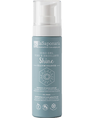 La Saponaria Illuminate Hydrogel Facial Shine, 50ml - Brighten Skin Face