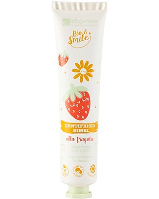 La Saponaria Kids Soothing Toothpaste - Strawberry - 75 ml Toothpaste