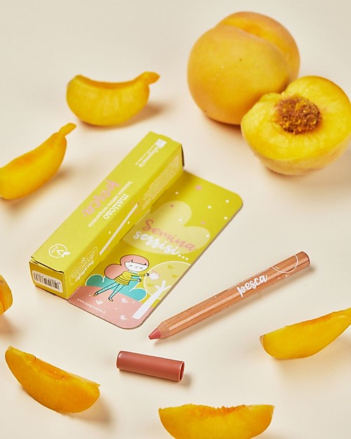 La Saponaria Maticao Temperable Lip Balm - Peach - Pencil Shaped - A Green Solution! Face Creams