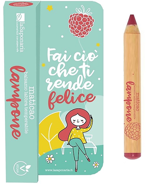 La Saponaria Maticao Temperable Lip Balm - Raspberry - Pencil Shaped - A Green Solution! Face Creams