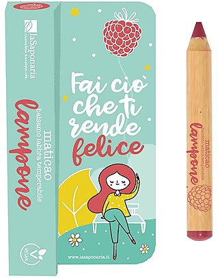 La Saponaria Maticao Temperable Lip Balm - Raspberry - Pencil Shaped - A Green Solution! Face Creams