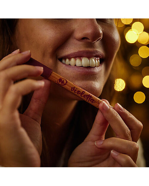 La Saponaria Maticao Temperable Lip Balm - Violet - Pencil Shaped - a Green Solution Face Creams