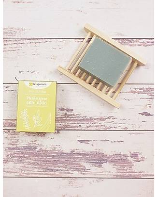 La Saponaria Mediterranean Soap with Aloe - 100 g - Emollient and Purifying! Shampoos And Bath Wash