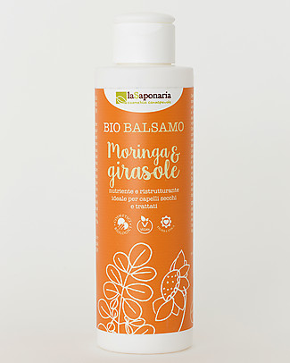 La Saponaria Moringa and Sunflower Conditioner, Flaxseed Range, 150 ml - For dry hair Shampoos And Bath Wash
