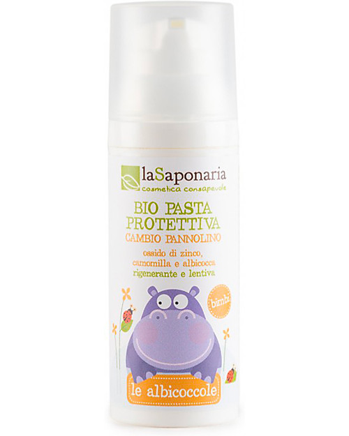 La Saponaria Nappy Change Organic Protective Cream, 50 ml - Nourishing and lenitive Baby Creams and Oils